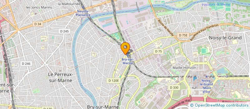 localisation de l'entreprise BATI CHAPE à BRY-SUR-MARNE