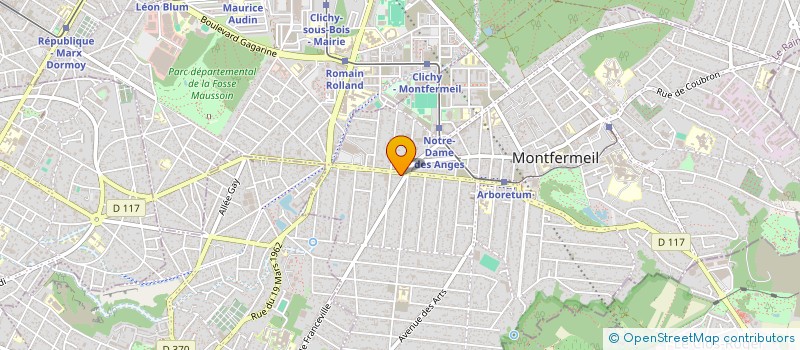 localisation de l'entreprise BATI CHER à MONTFERMEIL