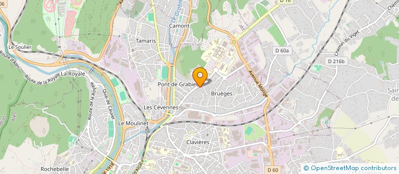 localisation de l'entreprise BATI CHIC à ALES