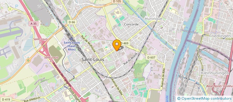 localisation de l'entreprise BATI CLASSE à SAINT-LOUIS