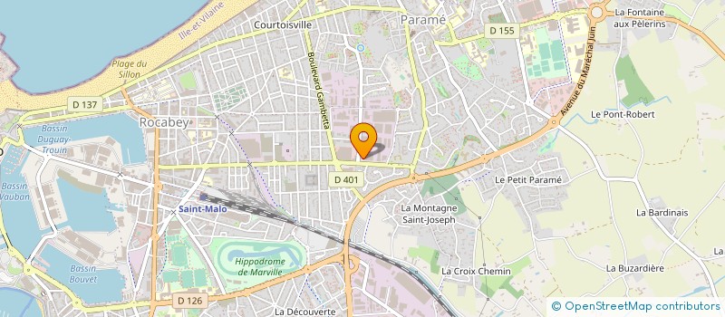 localisation de l'entreprise BATI CLEAN à SAINT-MALO