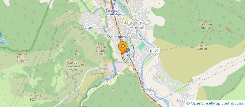 localisation de l'entreprise BATI CLEAN à TARASCON-SUR-ARIEGE