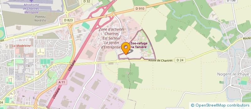 localisation de l'entreprise BATI CLOTURES à CHARTRES