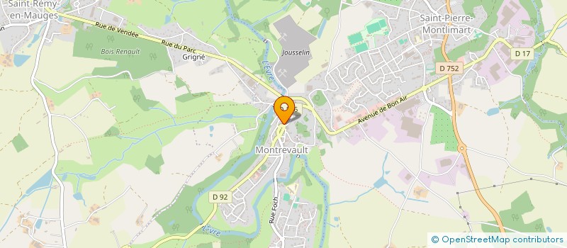 localisation de l'entreprise BATI CM  MAUGES-SUR-LOIRE