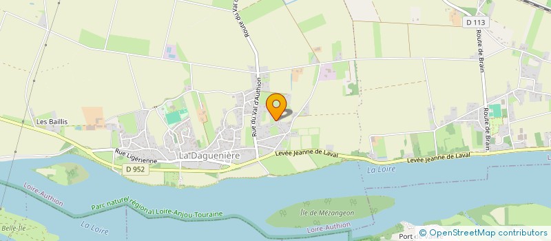 localisation de l'entreprise BATI'CO  LOIRE-AUTHION