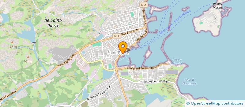 localisation de l'entreprise BATI COFFRAGE à SAINT-PIERRE