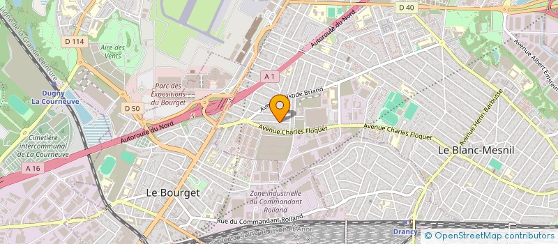 localisation de l'entreprise BATI-COM à LE BLANC-MESNIL