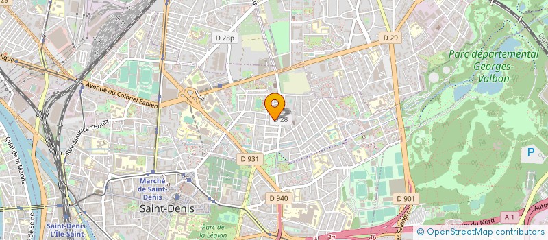 localisation de l'entreprise BATI COMPETENCES à SAINT-DENIS