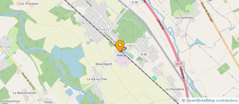 localisation de l'entreprise BATI CONCEPT 18  FOECY