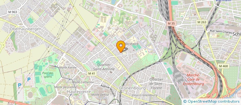 localisation de l'entreprise BATI CONCEPT à STRASBOURG