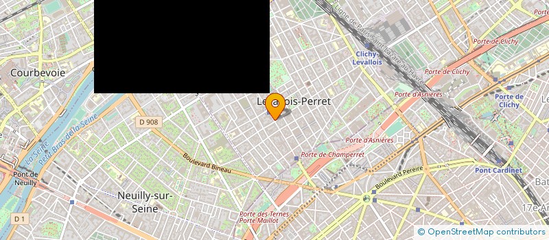 localisation de l'entreprise BATI CONCEPT à LEVALLOIS-PERRET