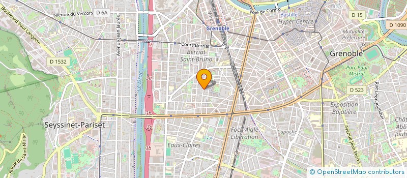 localisation de l'entreprise BATI-CONCEPT  GRENOBLE