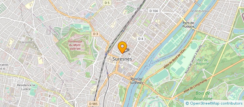 localisation de l'entreprise BATI CONCEPT à SURESNES