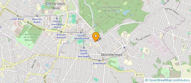 localisation de l'entreprise BATI CONCEPT à MONTFERMEIL