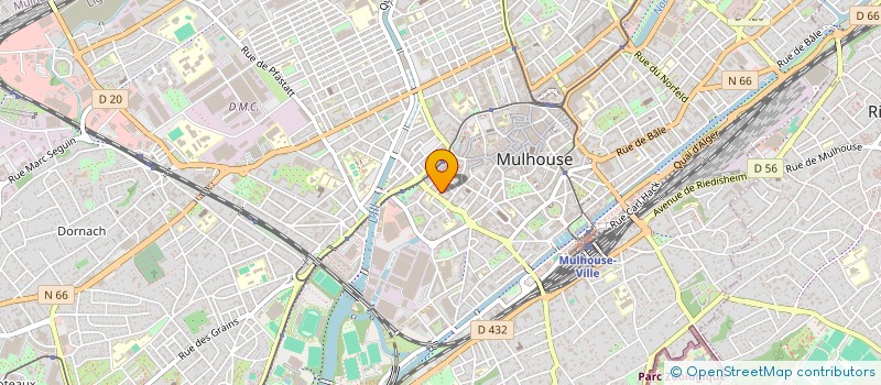 localisation de l'entreprise BATI CONCEPT 68  MULHOUSE