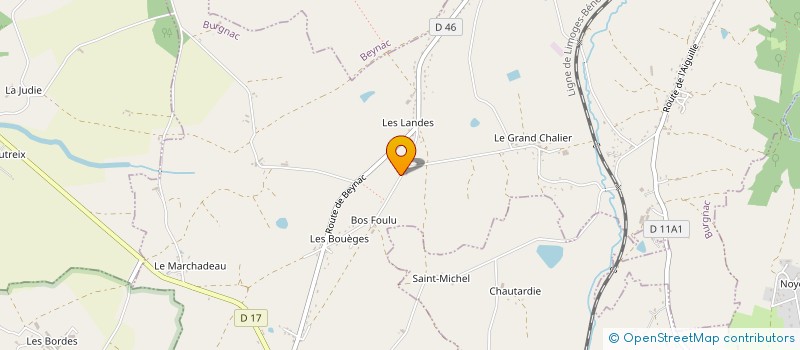localisation de l'entreprise BATI CONCEPT 87 à BURGNAC