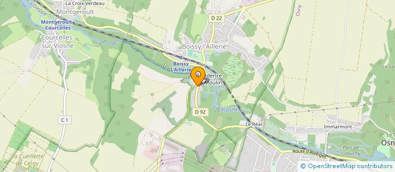 localisation de l'entreprise BATI CONCEPT  MONTAGNY-EN-VEXIN