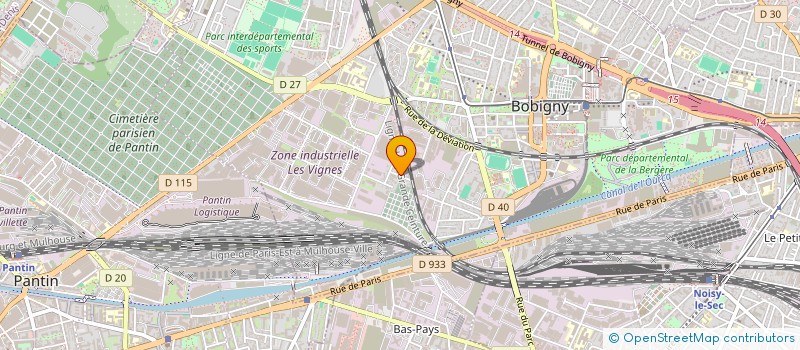 localisation de l'entreprise BATI CONCEPT  BOBIGNY