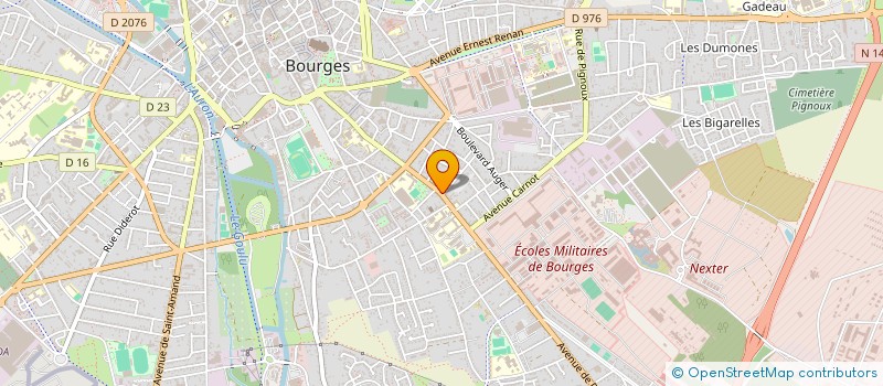 localisation de l'entreprise BATI CONCEPT  BOURGES