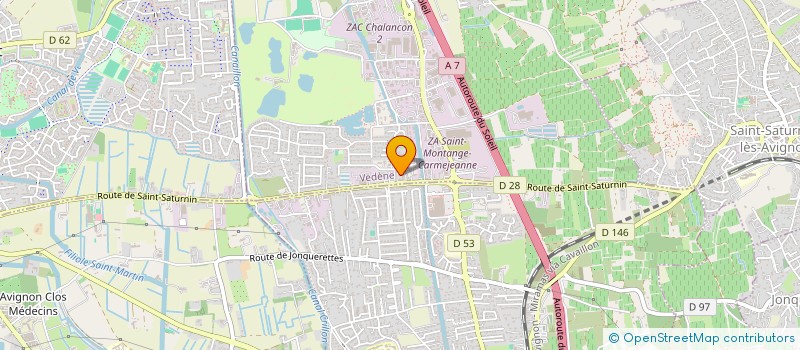 localisation de l'entreprise BATI CONCEPT à VEDENE