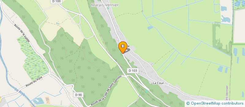 localisation de l'entreprise BATI-CONCEPT  MARAIS-VERNIER