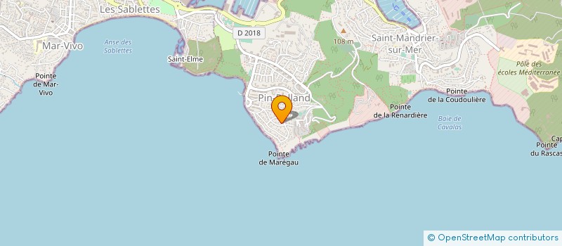 localisation de l'entreprise BATI CONCEPT AZUR GROUP  SAINT MANDRIER SUR MER