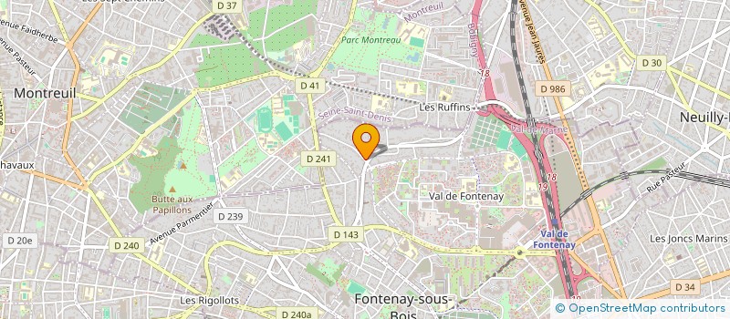 localisation de l'entreprise BATI-CONCEPT BIF. à FONTENAY-SOUS-BOIS