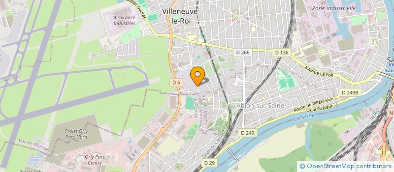 localisation de l'entreprise BATI CONCEPTS à VILLENEUVE-LE-ROI