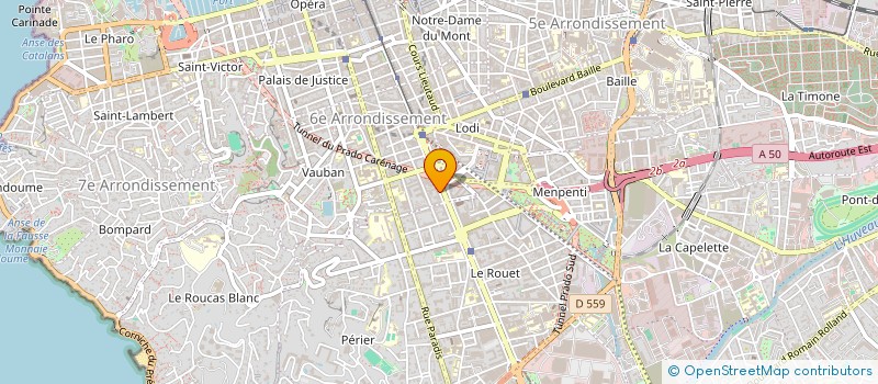 localisation de l'entreprise BATI CONFORME à MARSEILLE