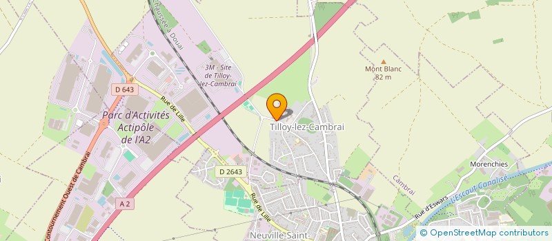 localisation de l'entreprise BATI CONFORT 2000  TILLOY-LEZ-CAMBRAI