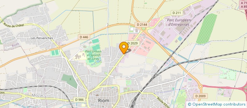 localisation de l'entreprise BATI CONFORT à RIOM