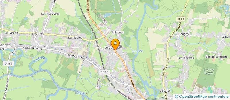 localisation de l'entreprise BATI CONFORT 71 à LOUHANS