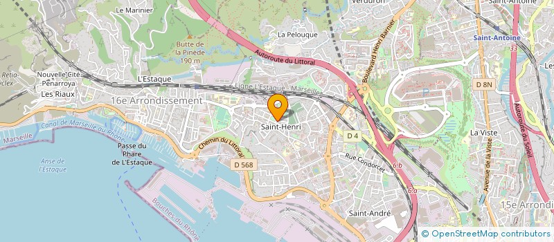 localisation de l'entreprise BATI CONFORT à MARSEILLE