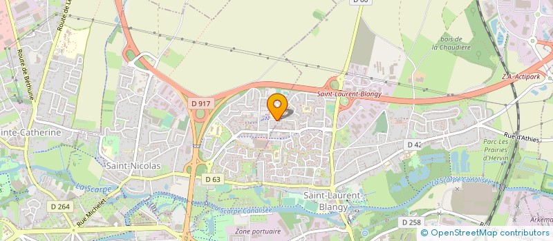 localisation de l'entreprise BATI CONFORT  SAINT-NICOLAS