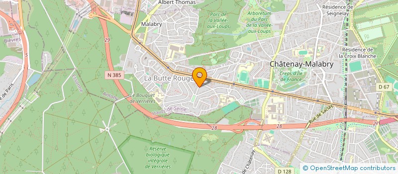 localisation de l'entreprise BATI CONNECT à CHATENAY-MALABRY