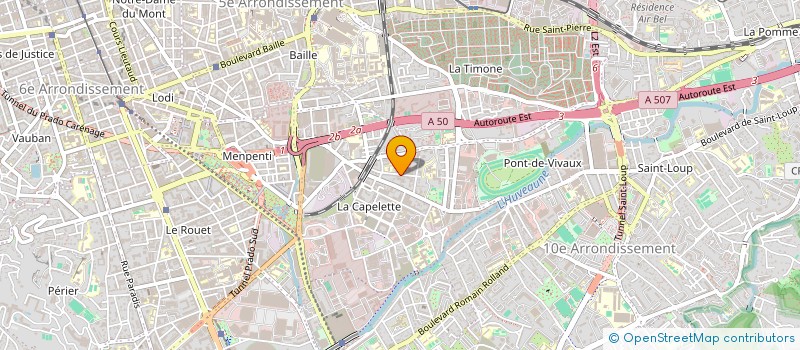 localisation de l'entreprise BATI CONNECT à MARSEILLE