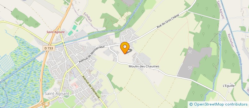 localisation de l'entreprise BATI CONSEIL à SAINT-AGNANT