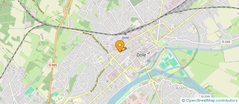 localisation de l'entreprise BATI-CONSEIL  DOLE