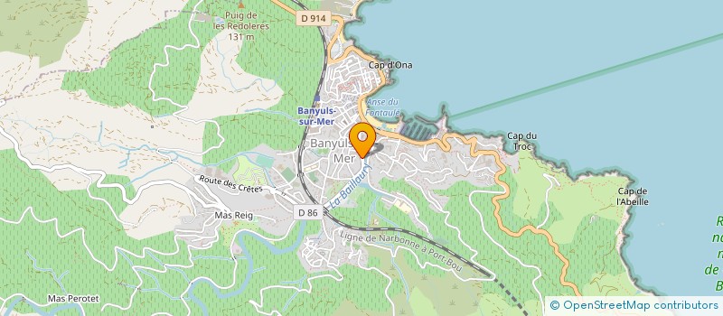 localisation de l'entreprise BATI CONSEIL à BANYULS-SUR-MER