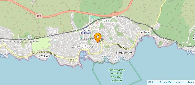 localisation de l'entreprise BATI CONSEIL  CARRY-LE-ROUET