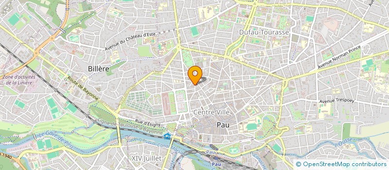 localisation de l'entreprise BATI CONSEIL ENVIRONNEMENT à PAU