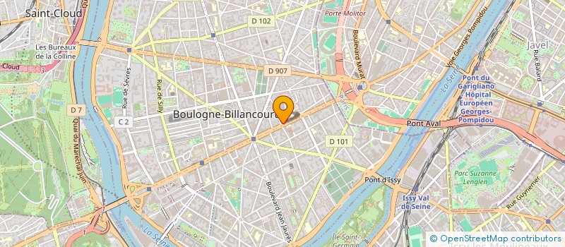 localisation de l'entreprise BATI CONSEIL ET CIE à BOULOGNE-BILLANCOURT