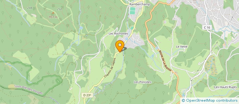 localisation de l'entreprise BATI-CONSEILS  GERARDMER