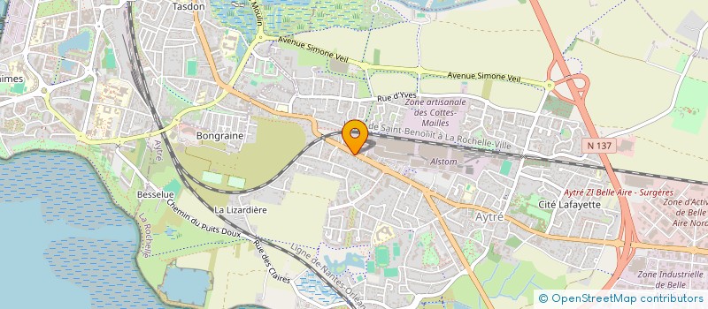 localisation de l'entreprise BATI CONSTRUCTION  AYTRE