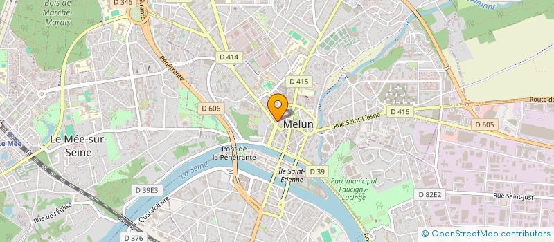 localisation de l'entreprise BATI CONSTRUCTION à MELUN