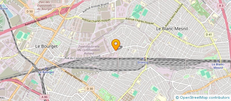 localisation de l'entreprise BATI CONSTRUCTION  DRANCY