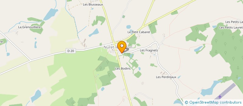 localisation de l'entreprise BATI CONSTRUCTION à NURET-LE-FERRON