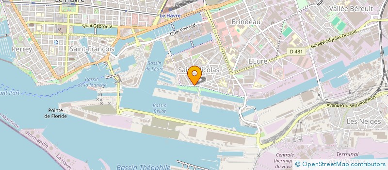 localisation de l'entreprise BATI CONSTRUCTION à LE HAVRE