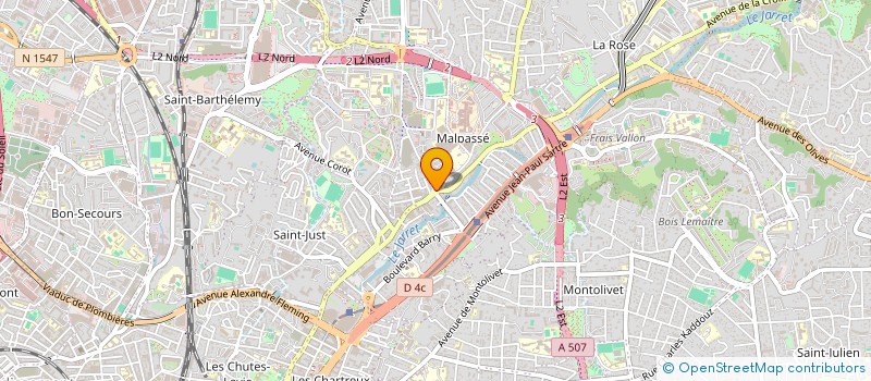 localisation de l'entreprise BATI-CONSTRUCTION-DJAMEL à MARSEILLE