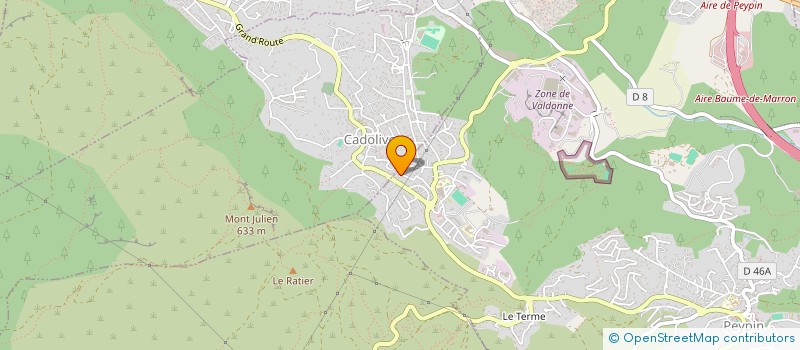 localisation de l'entreprise BATI CONSTRUCTION ET RENOVATION  PEYPIN